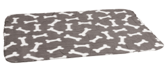 Karlie Fleecová deka sivá kosť 100x70cm