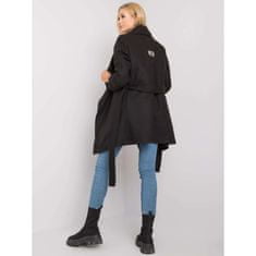 RUE PARIS Dámsky vlnený kabát Malou RUE PARIS Black CHA-PL-2209.10_378455 S-M