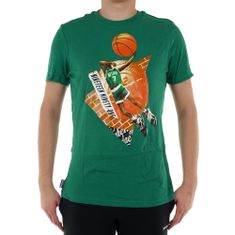 Reebok Tričko zelená S Classic Basketball Pump 1 Tshirt