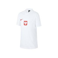 Nike Tričko biela M JR Polska Breathe Football