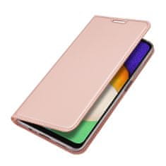 Dux Ducis Skin Pro knižkové kožené puzdro na Samsung Galaxy A13 5G, ružové