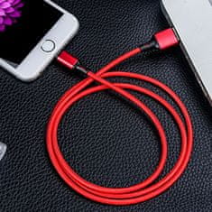 MG kábel USB / Lightning 2.4A 1m, červený