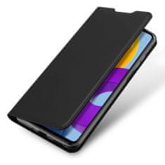 Dux Ducis Skin Pro knižkové kožené puzdro na Samsung Galaxy M52 5G, čierne