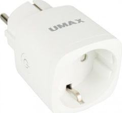 UMAX chytrá zásuvka U-Smart Wifi Plug Mini/ Wi-Fi/ 1x zástrčka/ Amazon Alexa/ Google Assistant/ Android/ iOS/ bílá