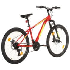 Petromila vidaXL Horský bicykel 21 rýchlostí 27,5" koleso 38 cm rám červený
