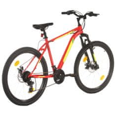 Petromila vidaXL Horský bicykel 21 rýchlostí 27,5" koleso 42 cm rám červený