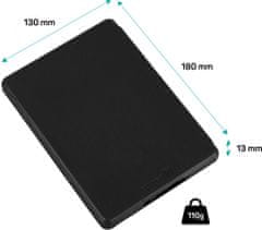 Connect IT púzdro pre Amazon Kindle 2021 (11th gen.) CEB-1060-BK, čierna