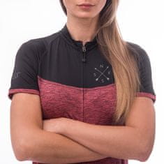 Sensor Dámsky ružovo-čierny cyklistický dres CYKLO MOTION ružová/čierna S