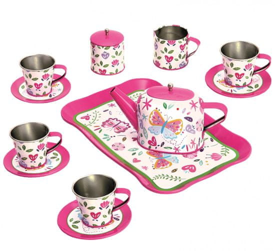 Bino Detský čajový set, ružový