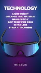 Bliz BREEZE NANO OPTICS - Matt Black, Violet v Blue Multi Nordic Light Cat.2 + Brown v Silver Mirror Cat.3 - 52102-14N