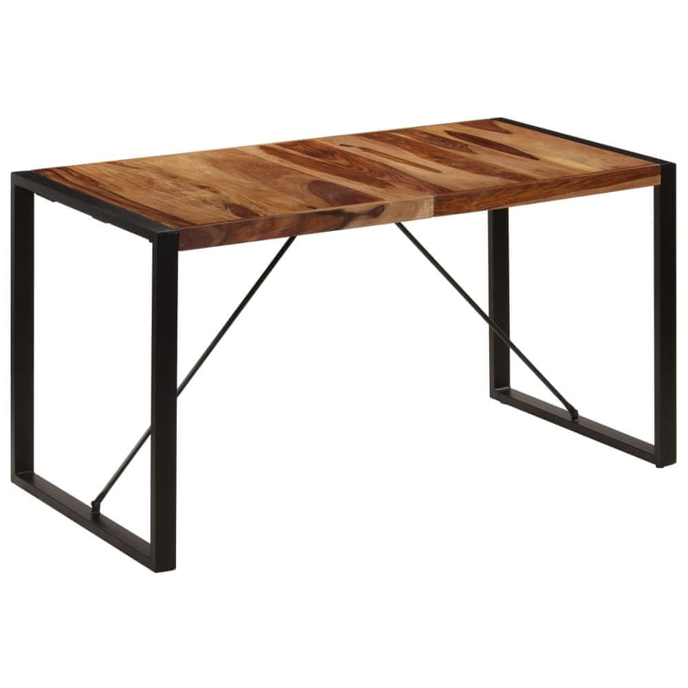 Petromila vidaXL Jedálenský stôl 140x70x75 cm, drevený masív sheesham