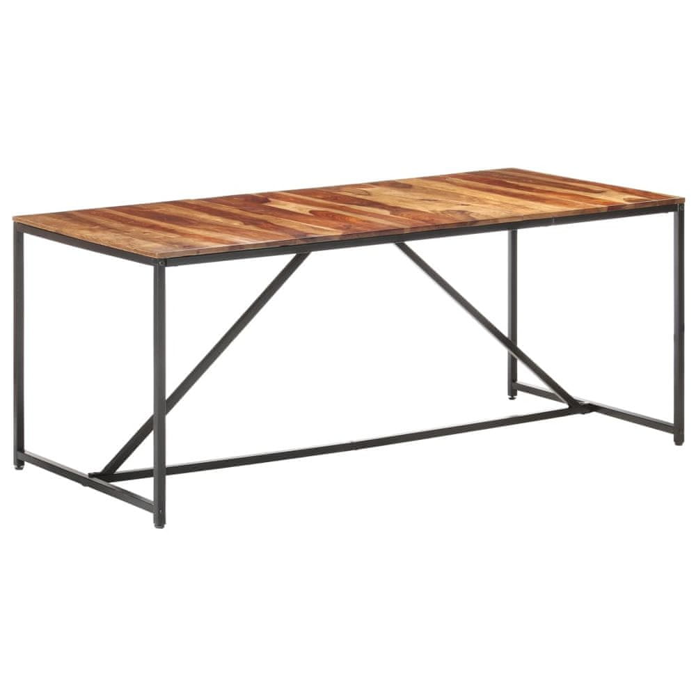Petromila vidaXL Jedálenský stôl 180x90x76 cm masívne sheeshamové drevo
