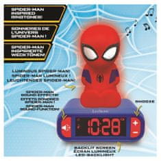Lexibook Detský budík Spider-Man s nočným osvetlením