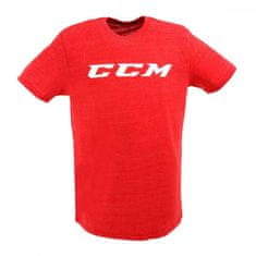 CCM Tričko CCM Team Training Tee Farba: červená, Veľkosť: XL