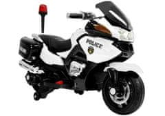 Lean-toys Policajná batéria na motocykel HZB118 White
