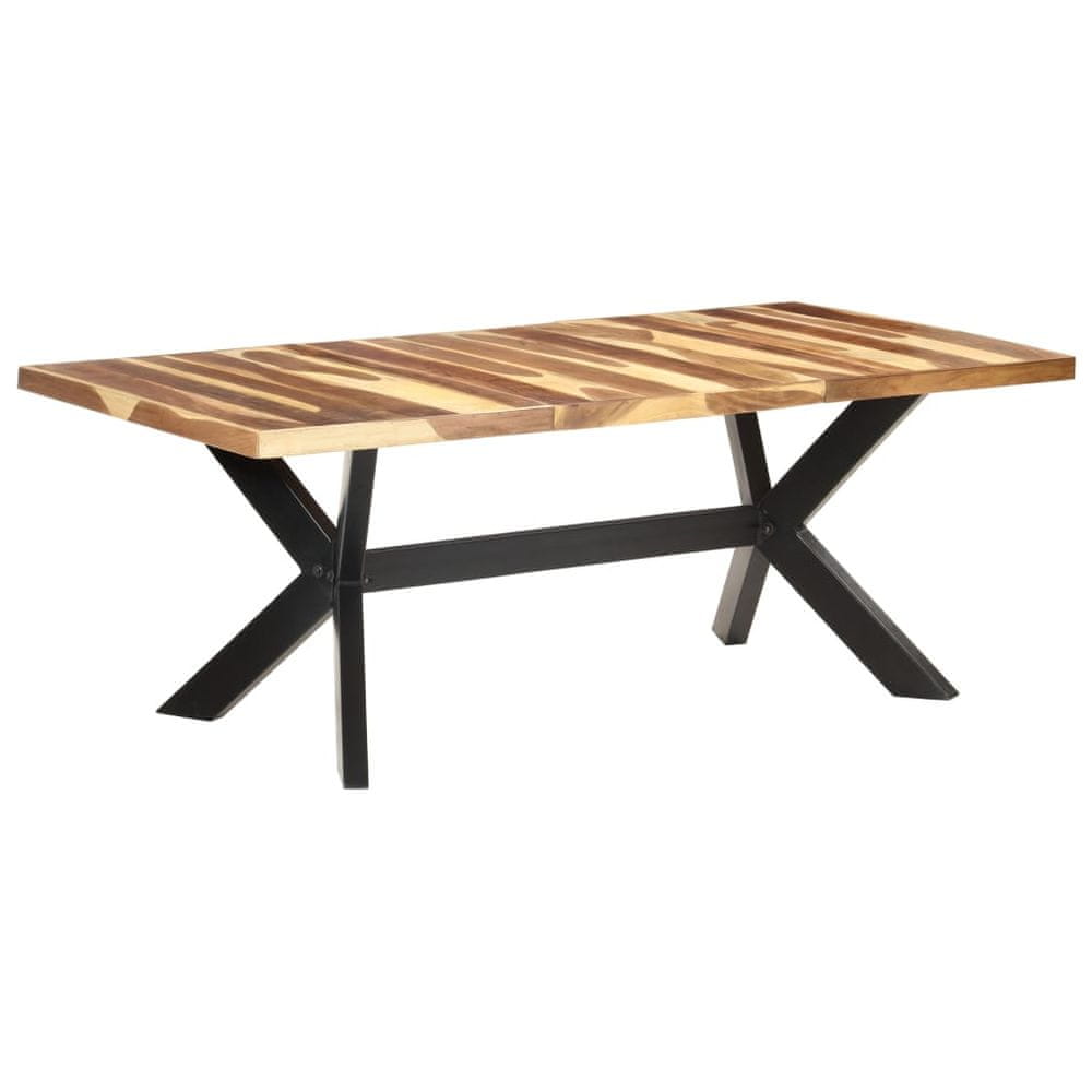 Petromila vidaXL Jedálenský stôl 200x100x75 cm, drevený masív s medovým náterom