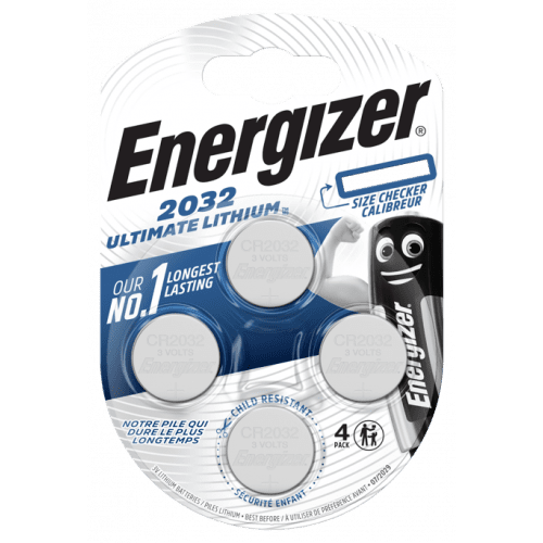 Energizer Energizer ULTIMATE LITHIUM gombíkové batérie CR2032 4ks