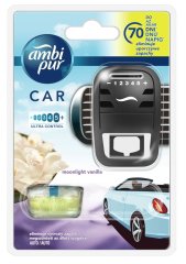 Ambi Pur Car strojček + náplň Moonlight Vanilla 7 ml