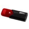 Emtec USB flash disk "B110 Click Easy", 16GB, USB 3.2, čierna-červená