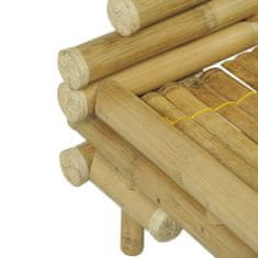 Vidaxl Rám postele, bambus, 140 x 200 cm