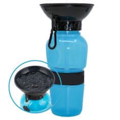 Bellestore Cestovná fľaša na vodu pre psov s miskou SIMPLE H20