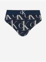Calvin Klein Tmavomodré vzorované nohavičky Calvin Klein Underwear XS
