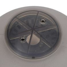 Vidaxl Bazénový pieskový filter s bočným 6 polohovým ventilom sivý