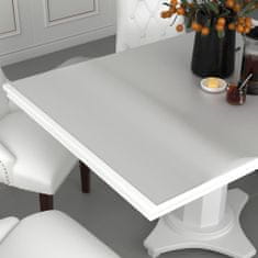 Vidaxl Chránič na stôl, matný 100x90 cm, 2 mm, PVC