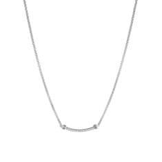 Liu.Jo Pôvabný oceľový náhrdelník s kryštálmi LJ1748
