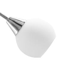Vidaxl Stropná lampa+keramické tienidlá na 5 žiaroviek E14, biela guľa