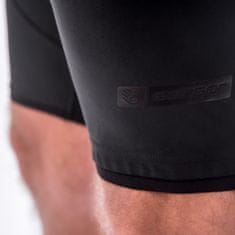 Sensor Pánske cyklistické nohavice krátke s trakmi CYKLO RACE čierna M