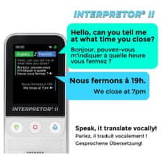 Lexibook Interpretor 2 - Hlasový prekladač s umelou inteligenciou