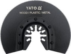 YATO  Segmentový pílový list pre multifunkciu HSS, 88mm (drevo, plast, kov)