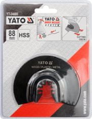 YATO  Segmentový pílový list pre multifunkciu HSS, 88mm (drevo, plast, kov)