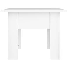 Vidaxl Konferenčný stolík biely 55x55x42 cm drevotrieska