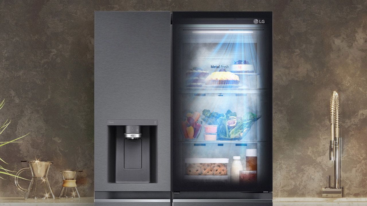 Americká chladnička LG GSXV90MCAE DoorCooling+