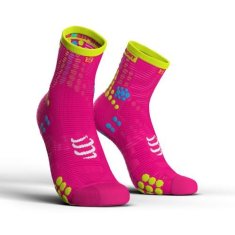 Compressport Pro Racing Socks v3.0 Run High, svetlo ružová, T4