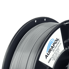 Aurapol PET-G Filament Strieborná 1 kg 1,75 mm