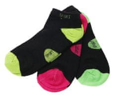 Pesail Členkové ponožky 3 pack rôzne farby 35-38 Šport
