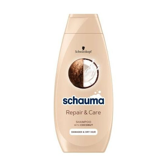 Schauma Šampón s bambuckým maslom a kokosovými výťažky Repair & Care (Shampoo) 400 ml