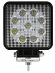 Pronett  XA003 LED Pracovné svetlo, hranaté, 27W 10-30V