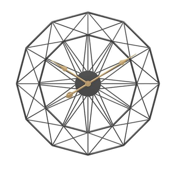 Dizajnové nástenné hodiny Orient Black - 50cm