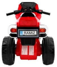 Mamido Detská elektrická motorka RR1000 červená