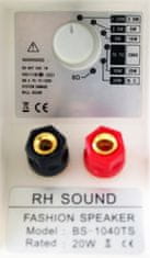 RHsound BS-1040TS/W, 100V, 4" nástenný reproduktor, 20W, biely