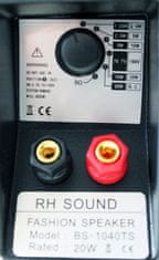 RHsound BS-1040TS/B, 100V. 4" nástenný reproduktor, 20W, čierny