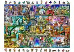 Wooden city Drevené puzzle Bola raz jedna rozprávka 2v1, 2000 dielikov EKO