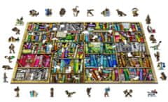 Wooden city Drevené puzzle Knižnica 2v1, 1010 dielikov EKO