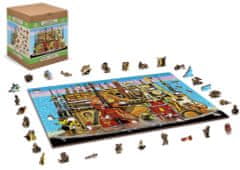 Wooden city Drevené puzzle Hudobný hrad 2v1, 1010 dielikov EKO