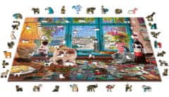 Wooden city Drevené puzzle Puzzlárov stôl 2v1, 1010 dielikov EKO