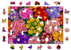 Wooden city Drevené puzzle Rozkvitnuté kvety 2v1, 505 dielikov EKO